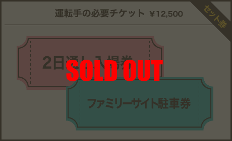 運転手様の必要チケット￥12,500