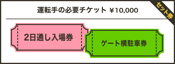 運転手の必要チケット