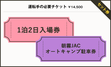 運転手様の必要チケット